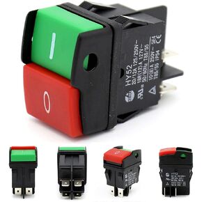 Industrial Electric Push Button Switches,Rocker Switches,HY52 Equipment Push Button For Mechanical Device Switch 4 Pins With Light Safety 20/12 A, 125/250 V in Kuwait