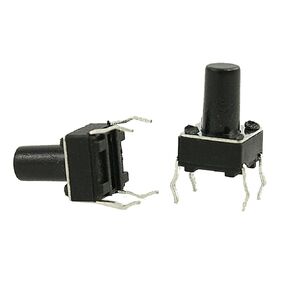 uxcell 100 Pcs 6 x 6 x 9mm Tactile Tact Push Button Switch 4 Pin DIP