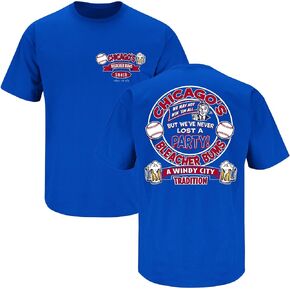 Smack Apparel Bleacher Bums T-Shirt for Chicago Baseball Fans (SM-5XL)