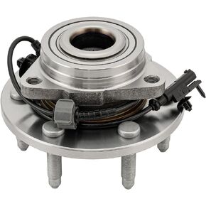 515096 Front Wheel Hub Bearing Assembly, Replacement for Avalanche/Escalade/Escalade ESV/Escalade EXT/Sierra 1500/Silverado 1500/Suburban 1500/Tahoe/Yukon/Yukon XL 1500, 4WD ABS, 6 Lugs