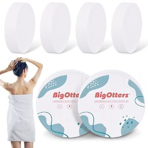 BigOtters 500PCS Compressed Towel, Disposable Compressed Towel Tablets Bulk Coin Tissues Portable Mini Compressed Camping Towels for Travel Home and Outdoor Activities