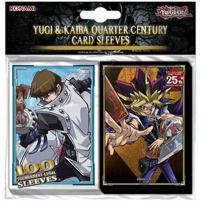 YU-GI-OH!: Card Sleeves: Yugi and KAIBA Quarter Century (100CT)