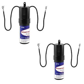 SPP6 Hard Start Capacitor for Air Conditioner,Increases Compressor Starting Torque 500% AC115V-288V from 4,000 BTU Window Units to 120,000 BTU Commercial Units(1/2 Thru 10 H.P.)-2packs