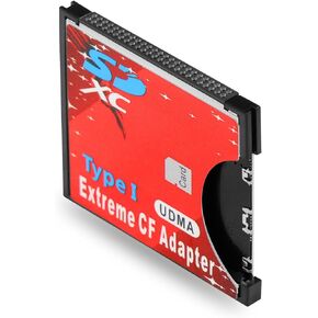 CERRXIAN SD to CF Card Adapter SD SDHC SDXC to CF Compact Flash Card Adapter Type I CF to SD Card Converter
