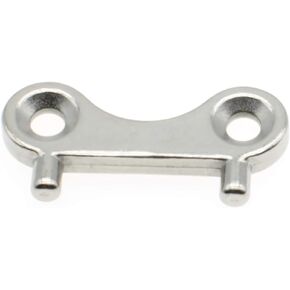 Deck Fill Plate Key, 1pcs 316 Stainless Steel Marine Boat Water Fuel Gas Waste Spare Key Replacement Plate Tool