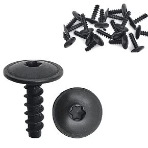 50PCS Fender Liner Splash Shield Guard Bumper Cover Self Tapping T20 Screw for N90974701 Volkswagon Audi Porsche