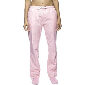 Womens Pajama Pants - 100% Cotton Flannel Lounge Pants with Pockets & Drawstring