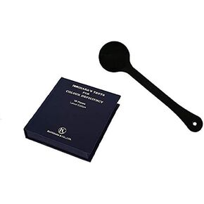 Ishihara Test Chart Books for Color Deficiency 38 Plates 2021 Edition with User Manual and One Eye Occluder in Box