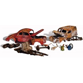 WOODLAND SCENICS AS5563 Junk Cars HO WOOU5563
