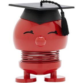Hoptimist Roligan USA White Bumble | Home Decor Ornament | A Delightful Collectible Infusing American Homes with Playful Charm - Danish Design, Plastic W/Metal Spring, Creates Cheerful Movement