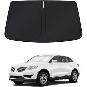 KUST Windshield Sun Shade for Lincoln Aviator Accessories 2020-2024 Window Shade Sun Visor Cover Foldable Blocks UV Rays Keep Your Car Cooler