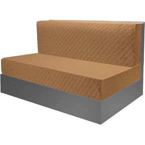 أغطية وسائد RV Dinette، أغطية مقاعد أريكة قابلة للتمدد من الألياف الدقيقة من قماش الجاكار الناعم غطاء مقعد السيارة أغطية أريكة RV قابلة للغسل وسهلة التركيب، غطاء مسند ظهر واحد وغطاء مقعد واحد (رمادي - مجموعة واحدة)