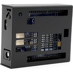 KKSB Metal Case for Arduino UNO R4 – Compatible with UNO R4 WiFi and UNO R4 Minima – Sandblasted Aluminium