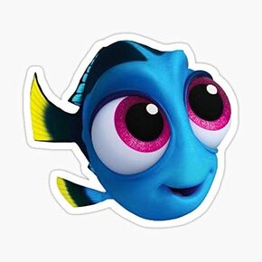 Baby Dory Sticker - Sticker Graphic - Auto, Wall, Laptop, Cell, Truck Sticker for Windows, Cars, Trucks