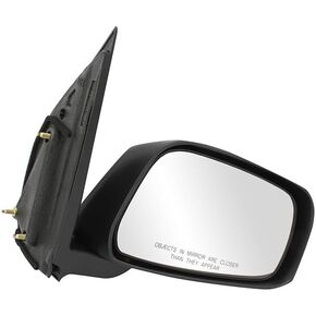 For Nissan Frontier 2005 2006 2007 2008 2009 2010 2011 2012 2013 2014 2015 2016 2017 2018/Xterra 05-15 Manual Textured Black Side Door View Mirror Driver Left
