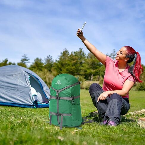 حقيبة ظهر للمشي لمسافات طويلة سعة 30 لترًا خفيفة الوزن ومقاومة للماء وقابلة للتعبئة، حقيبة نهارية مصممة على شكل حرف Y للسفر والتخييم والمشي لمسافات طويلة في الهواء الطلق للرجال والنساء in Kuwait