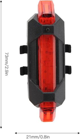 Bicycle Rear Tail, High Energy Saving LED Lamp 918 Bicycle Tail for Strollers for Students for Jogging(red, Pisa Leaning Tower Type) in Saudi Arabia