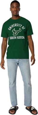 LOGOVISION Official Collegiate Large Distressed Logo Short Sleeve Unisex for Men & Women T Shirt Collection in Kuwait