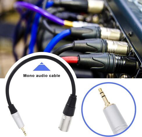 The Lord of the Tools 3.5mm Male to XLR Male Audio Adapter Cable 3.5mm to XLR Balanced Cable Adapter Electrical Accessories for Phone MP3 Player Laptop in Saudi Arabia