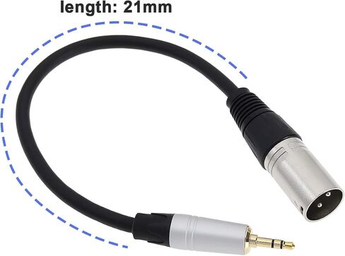 The Lord of the Tools 3.5mm Male to XLR Male Audio Adapter Cable 3.5mm to XLR Balanced Cable Adapter Electrical Accessories for Phone MP3 Player Laptop in Saudi Arabia