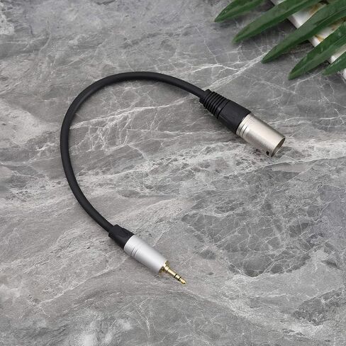 The Lord of the Tools 3.5mm Male to XLR Male Audio Adapter Cable 3.5mm to XLR Balanced Cable Adapter Electrical Accessories for Phone MP3 Player Laptop in Saudi Arabia