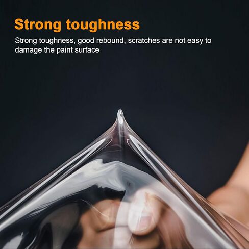 for BMW 3 Series G20 2023 Gloss Clear Car Paint Protective Film Self Adhesive TPU Rainproof Waterproof HD Bars Scratch Protector Exterior Accessories (Car Front Bar&Headlights 8Pcs) in Saudi Arabia
