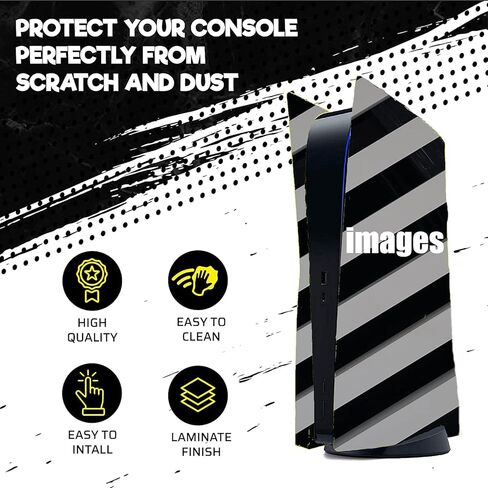 غطاء ملصقات Games Skin لوحدة تحكم Playstation 5، ملصق وحدة تحكم PS5 Dualsense، متين، مقاوم للخدش، خالي من الفقاعات، متوافق مع Playstation 5 Disk-god-3 in Kuwait