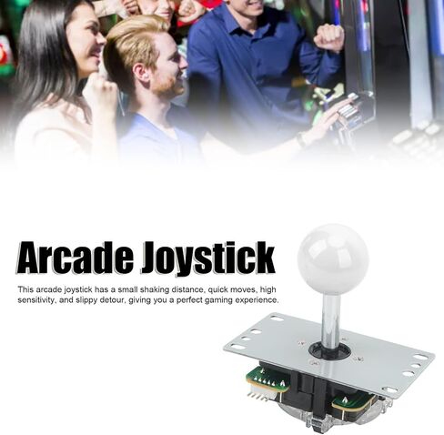 SPYMINNPOO Arcade Joystick Gamepad DIY Joystick Arcade Game Fighting Stick Replacement Parts Pin Circuit Board with Ball Head (Red) Leisure Sports Arcade and Board Games in Saudi Arabia