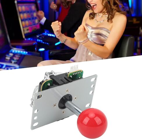 SPYMINNPOO Arcade Joystick Gamepad DIY Joystick Arcade Game Fighting Stick Replacement Parts Pin Circuit Board with Ball Head (Red) Leisure Sports Arcade and Board Games in Saudi Arabia