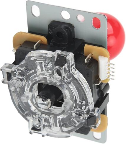 SPYMINNPOO Arcade Joystick Gamepad DIY Joystick Arcade Game Fighting Stick Replacement Parts Pin Circuit Board with Ball Head (Red) Leisure Sports Arcade and Board Games in Saudi Arabia