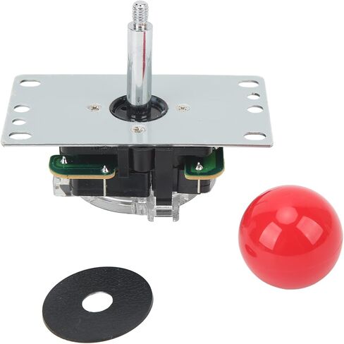 SPYMINNPOO Arcade Joystick Gamepad DIY Joystick Arcade Game Fighting Stick Replacement Parts Pin Circuit Board with Ball Head (Red) Leisure Sports Arcade and Board Games in Saudi Arabia