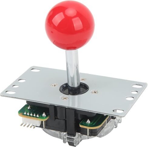 SPYMINNPOO Arcade Joystick Gamepad DIY Joystick Arcade Game Fighting Stick Replacement Parts Pin Circuit Board with Ball Head (Red) Leisure Sports Arcade and Board Games in Saudi Arabia