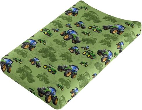 Diaper Changing Pad Covers Stretch Breathable Comfy Changing Table Covers for Baby Girls Boys Fit 32" x 16" Contoured Pad Easy Care Changing Table Covers American Flags Cute Dog Lovers in Saudi Arabia