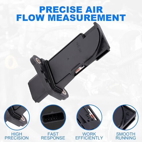 Mass Air Flow Sensor MAF Compatible with Nissan Altima Sentra Pathfinder Infiniti M35h Q50 Q70 QX60 1.8L 2.5L 3.5L Replacement for 22680-1MG0A MAF0102 in Saudi Arabia