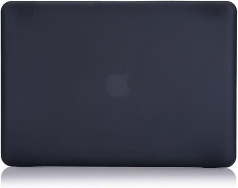 Ruban Case for MacBook Pro 13 A1278 Release 2012-2008, Matte Plastic Hard Shell Cover for MacBook Pro 13.3 inch with CD-ROM (Black) in Saudi Arabia