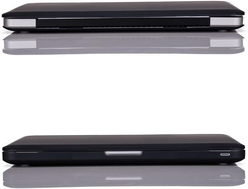 Ruban Case for MacBook Pro 13 A1278 Release 2012-2008, Matte Plastic Hard Shell Cover for MacBook Pro 13.3 inch with CD-ROM (Black) in Saudi Arabia