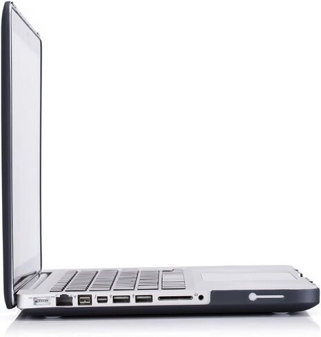 Ruban Case for MacBook Pro 13 A1278 Release 2012-2008, Matte Plastic Hard Shell Cover for MacBook Pro 13.3 inch with CD-ROM (Black) in Saudi Arabia