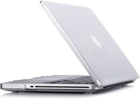 Ruban Case for MacBook Pro 13 A1278 Release 2012-2008, Matte Plastic Hard Shell Cover for MacBook Pro 13.3 inch with CD-ROM (Black) in Saudi Arabia