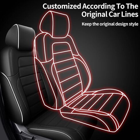 AOMSAZTO Car Seat Cover Fit for Honda CRV 2015 2016 - Full Set CR-V Leather Seat Covers Beige in Kuwait