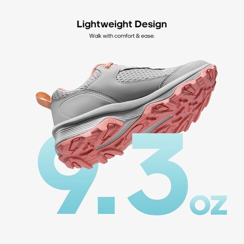 NORTIV 8 Women's Hiking Shoes Lightweight Breathable Mesh Walking Sneakers Outdoor Work Shoes in Saudi Arabia