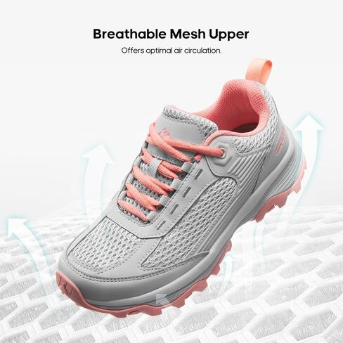 NORTIV 8 Women's Hiking Shoes Lightweight Breathable Mesh Walking Sneakers Outdoor Work Shoes in Saudi Arabia