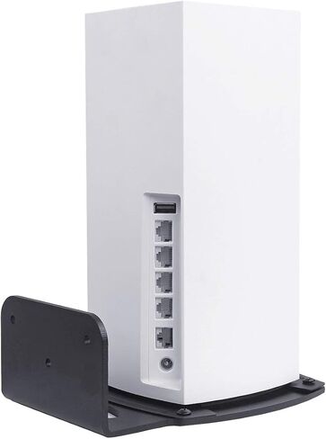 حامل معدني لجهاز Linksys WiFi 6، حامل على الحائط لجهاز Linksys MX10/MX5 AX5300 AX4200 MX8400 MX12600 MX4200 لتوفير المساحة (حامل على الحائط فقط، عبوتان) in Saudi Arabia