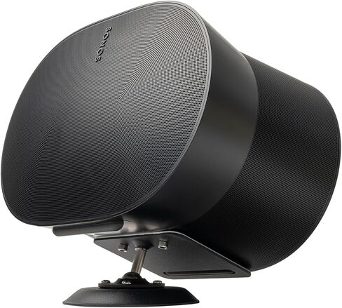 shinar Metal Desktop Speaker Stands,Table Desk Stand Compatible with Sonos Era 300 with Adjustable Swivels up to 360° / Tilts -70° / +70° Table Mount Holder Accessories for Sonos 300 (1-Pack, Black) in Saudi Arabia