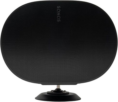 shinar Metal Desktop Speaker Stands,Table Desk Stand Compatible with Sonos Era 300 with Adjustable Swivels up to 360° / Tilts -70° / +70° Table Mount Holder Accessories for Sonos 300 (1-Pack, Black) in Saudi Arabia