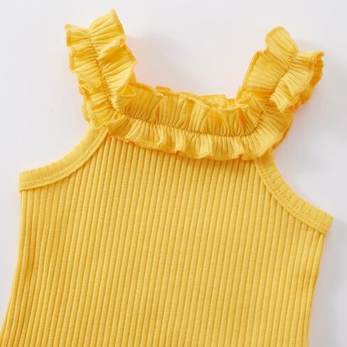 الوليد الطفل الفتيات ملابس طفل ملابس الصيف كشكش أكمام ارتداءها الأزهار السراويل لطيف الملابس مجموعة 3M 6M 12M 18M in Kuwait