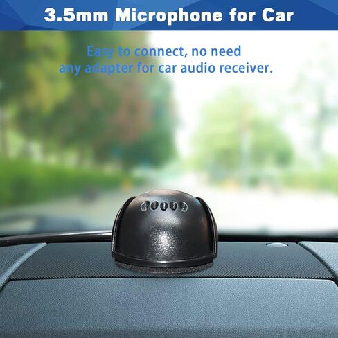 سيارة ميكروفون استبدال ل Boss بايونير Hieha Atoto Leadfan SJOYBRING راديو ستيريو بالسيارة الصوت والفيديو 3.5 مللي متر جاك بلوتوث ميكروفون in Kuwait