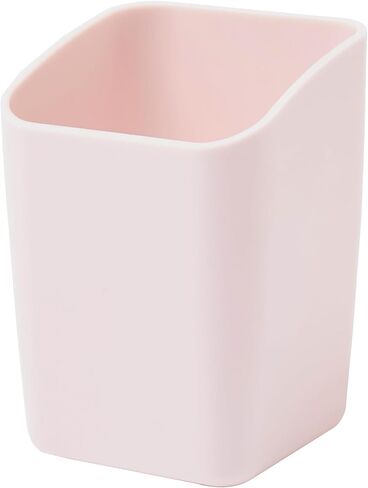 Y YOMA 1 حزمة حامل القلم للمكتب لطيف البلاستيك قلم رصاص كأس القلم الحاويات مربع المنظم التصميم الجمالي الحديث حل تخزين سطح المكتب للأقلام، وأقلام الرصاص، علامة، فرشاة ماكياج، موراندي الأحمر in Kuwait