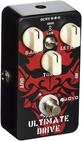 دواسة JOYO JF-02 Ultimate Overdrive، تتميز بأسلاك تجاوز حقيقية ومفتاح نغمة ومكونات عالية الجودة in Saudi Arabia