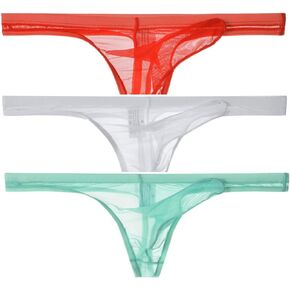 KweltzeitMen's Thongs Elephant Nose Strings Sexy Underwear T-Back Thong Men's Mini String Erotic Lingerie Underwear Panties