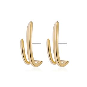 W WEILIRIAN Punk Claw Earrings Claw Cuff Earrings Gold C Shape Earrings Vintage Claw Stud Earrings Minimal Ear Wrap Earrings Piercing Claw Earrings for Women and Girls Gifts (Gold)